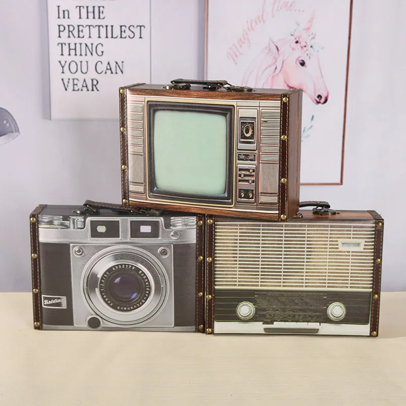 Креативная бытовая техника узоры коробка для хранения чемоданов антикварные