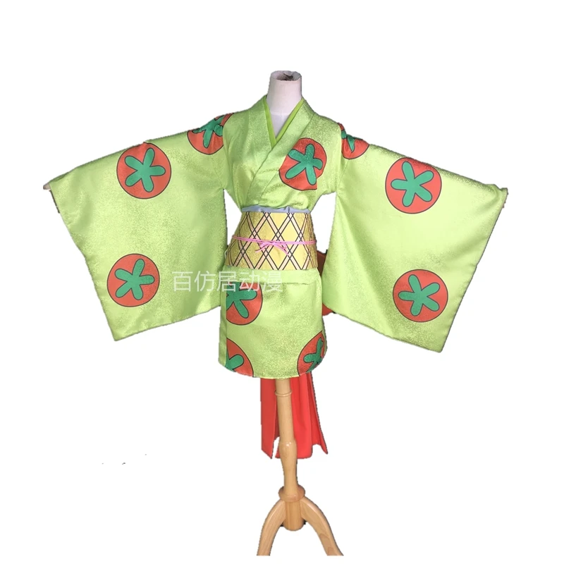 Аниме ONE PIECE моркови для костюмированной вечеринки костюм Wano страна Kyarotto юката