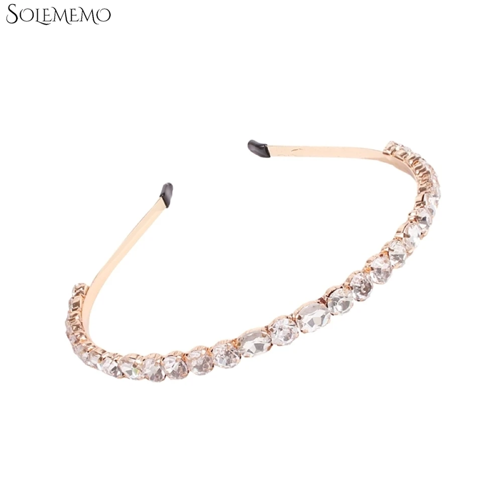 Трендовые хрустальные повязки для волос ZA элегантные Стразы женщин и девочек