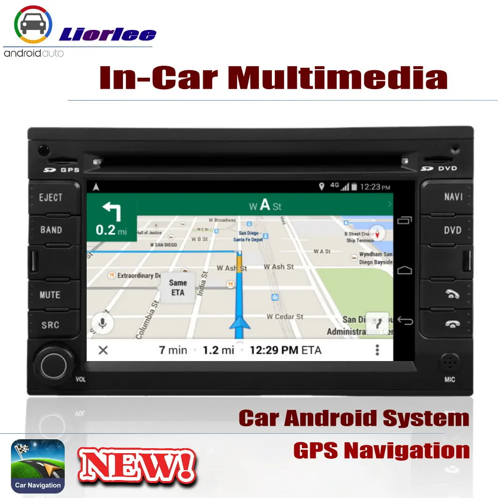 Автомобильный радиоприемник DVD-плеер GPS-навигация для Volkswagen Lupo 2005-2009 Android