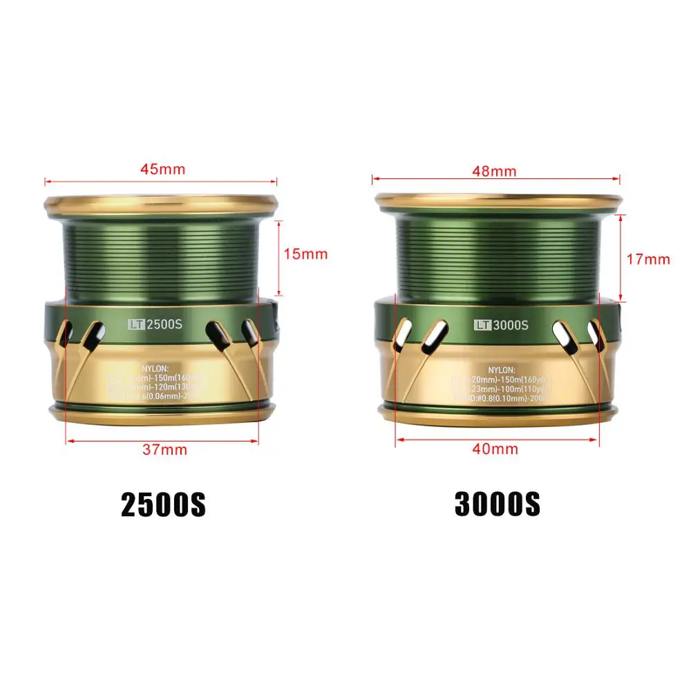 Оригинальная Катушка для спиннинга DAIWA CALDIA CS LT 2500S 3000S запасная шпуля мелководье