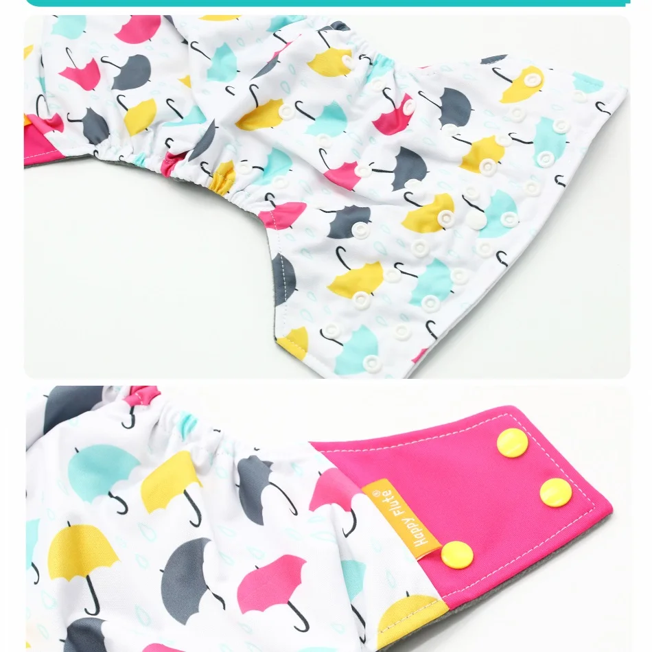 Счастливые Флейта OS с бамбуковым древесным углем Водонепроницаемый моющиеся