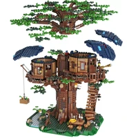 21318 city street view idea friends high tech creator house tree model building blocks toys kids educational toys gifts