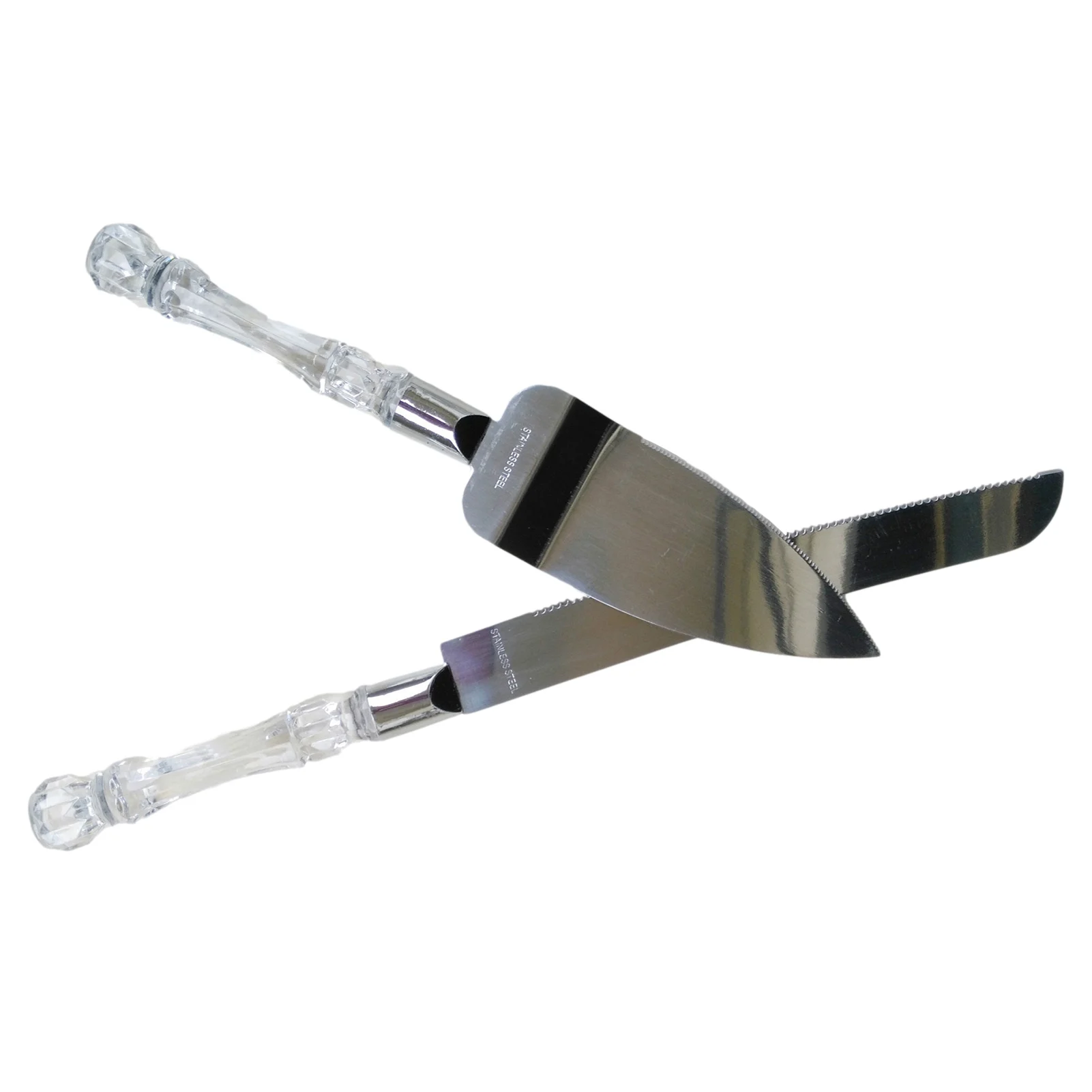 2 шт. Нержавеющая сталь лопатка для торта резак Ножи лопатки из нержавеющей стали