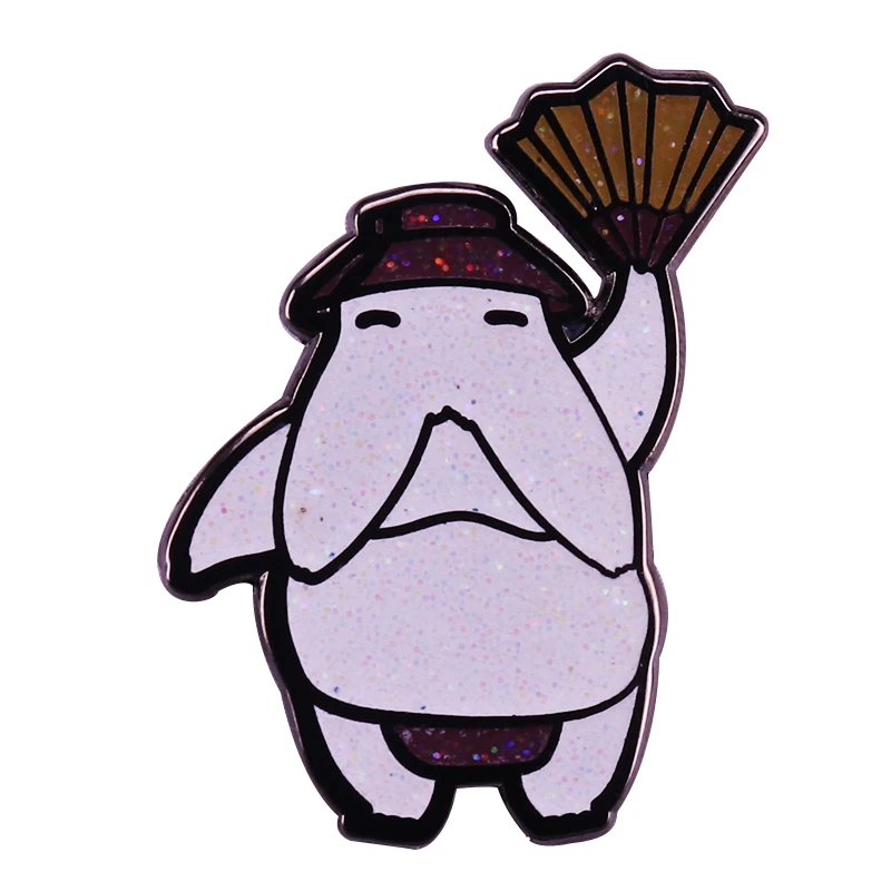 Симпатичная брошь в виде спирта редиса с блестками милый подарок для фанатов