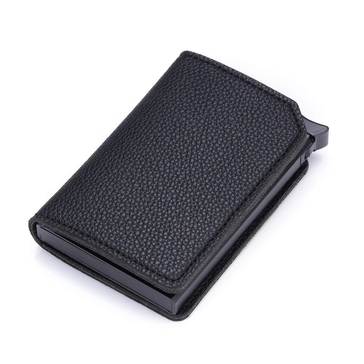 BISI GORO Carbon Fiber Anti-theft Card Holder RFID Pop-up Clutch Multi Men and Women Unisex Card Case Multi Smart Wallet