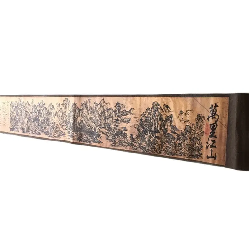 

Early collection of antique calligraphy and painting (wanlijiang) hanging family collection