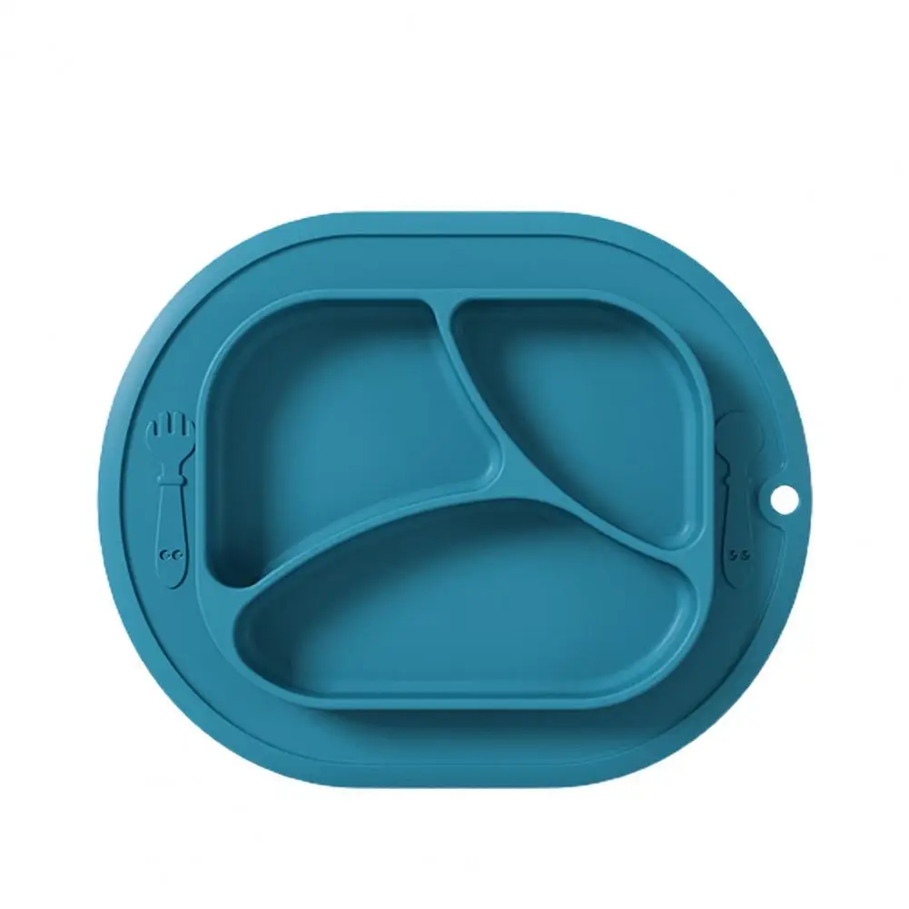 

Sucker Plate Large Area Suction Cup Heat-resistant Food Grade Material Baby Feeding Sucker Dishes for Kindergarten