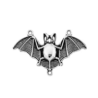 5pcs tibetan silver bat vampire dracula gothic charms pendant for diy jewelry necklace witchy goddess earrings making findings