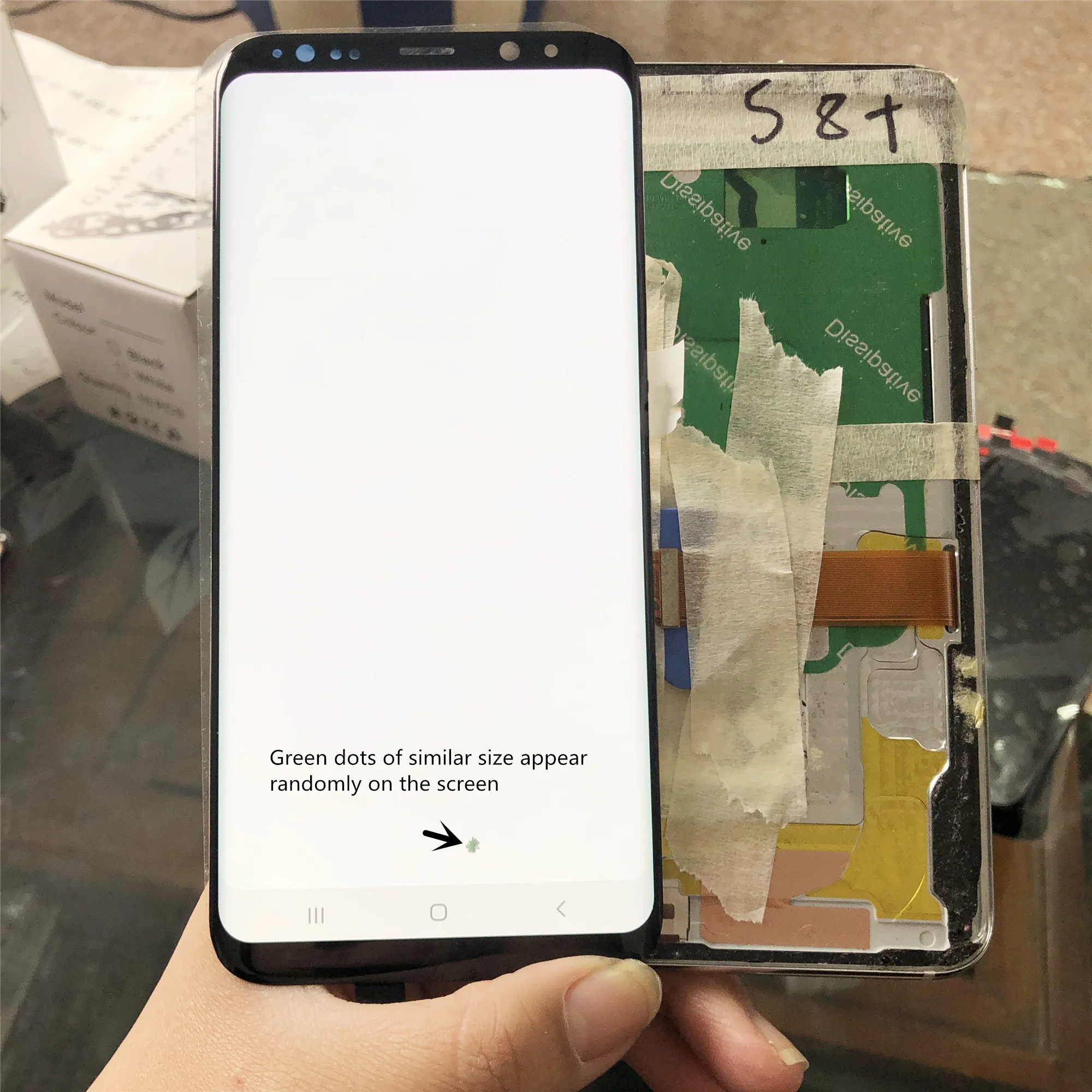 Оригинальный ЖК дисплей с рамкой для Samsung Galaxy S8 + S8plus G955FD G955 G955F сенсорный экран