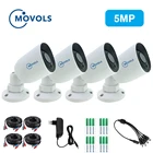 Камера видеонаблюдения Movols, AHDTVICVIаналоговая 4-в-1 с ночным видением, 60 футов, Кабель BNC и DCplug для системы DVR