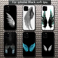 wing angel girls phone cases for iphone 8 7 6 6s plus x 5s se 2020 xr 11 12 pro mini pro xs max