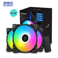 pccooler 120mm frgb radiator silent processor cooling fan with 4pin computer case cooler for housing for intelamdwater cooling