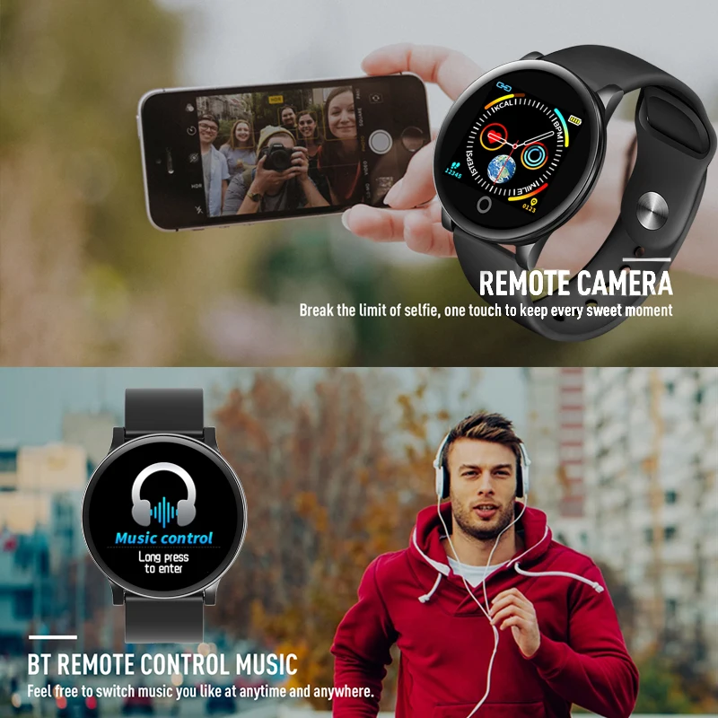 Eloj inteligente hombre LIGE Новые Bluetooth Смарт часы для женщин и мужчин iPhone сердечного ритма
