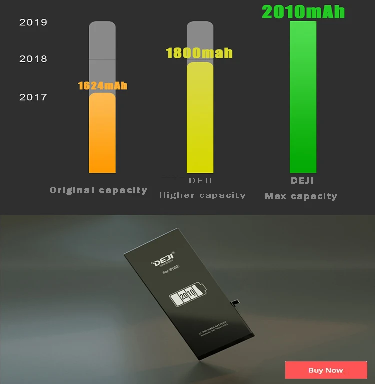 DEJI для iphone 5s батарея 6 6s se Замена для i7 батареи большой емкости внутренние батареи литиевый аккумулятор набор инструментов