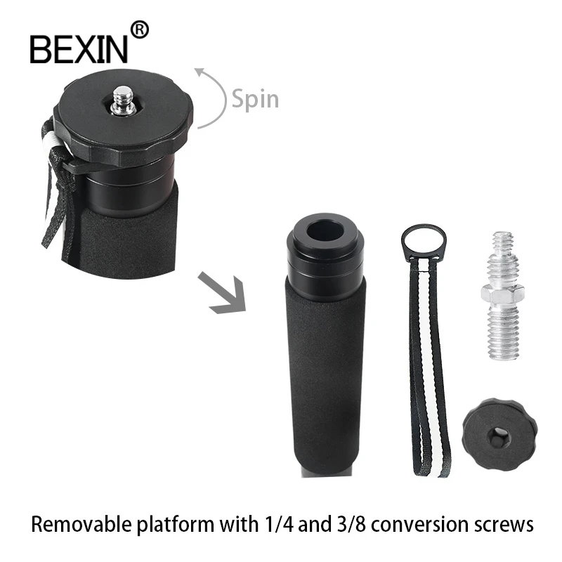 Профессиональный монопод из углеродного волокна легкий держатель dslr видео