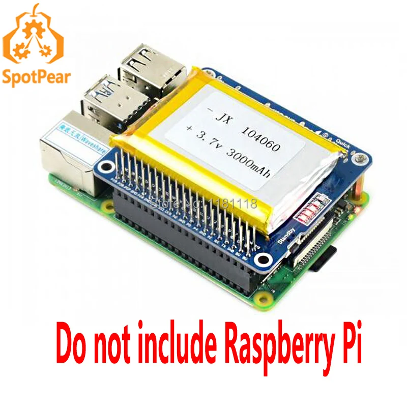 Литий полимерная батарея Raspberry Pi 5 В выход быстрая зарядка для Zero 3B