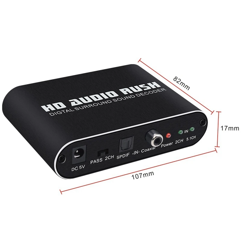 Dts декодер 5 1 каналов для декодирования DOLBY входа Spdif цифрового