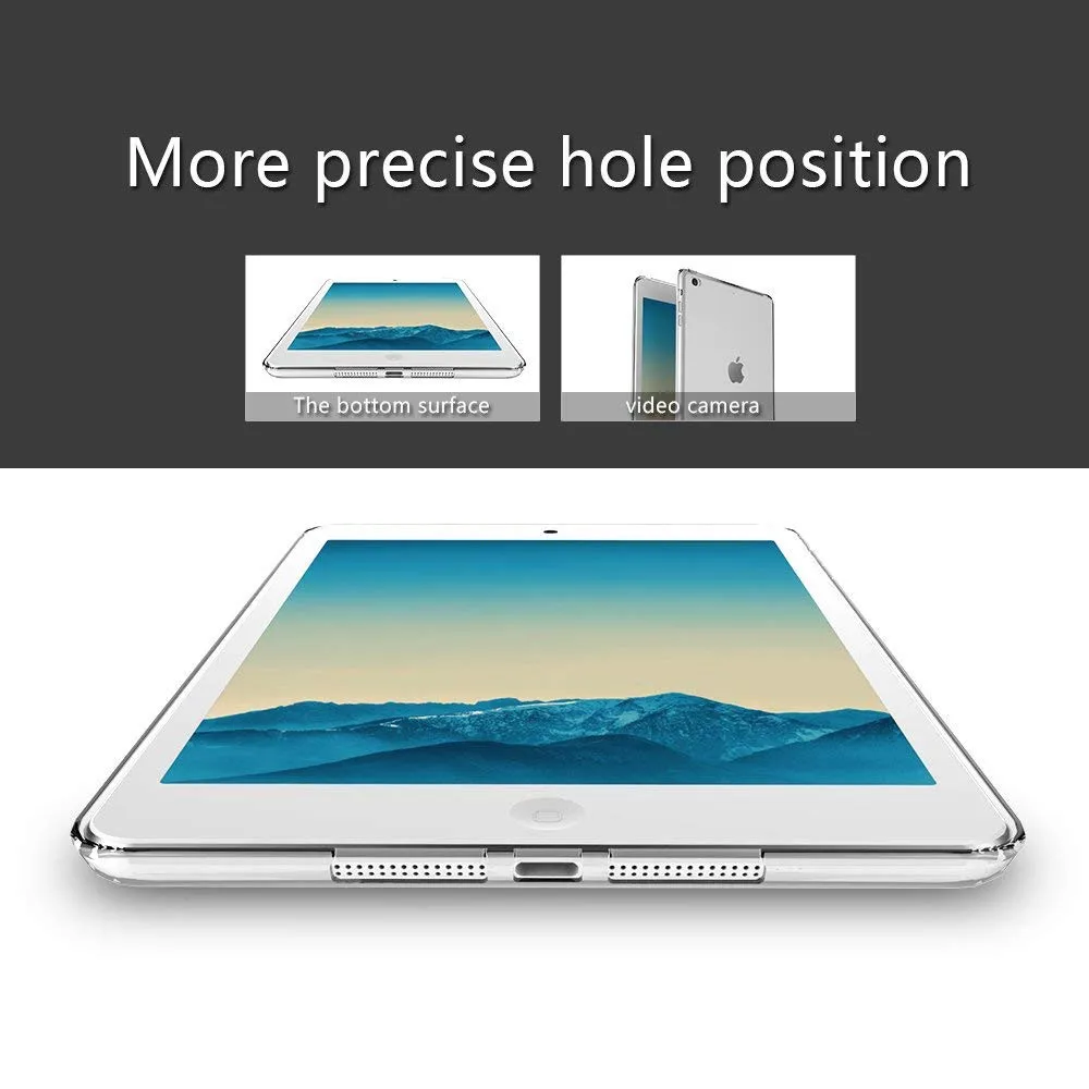 Чехол для iPad 2/3/4 Air 1/2 5/6 Mini 5/4/3/2/1 Прозрачный чехол планшетного ПК|Чехлы планшетов и