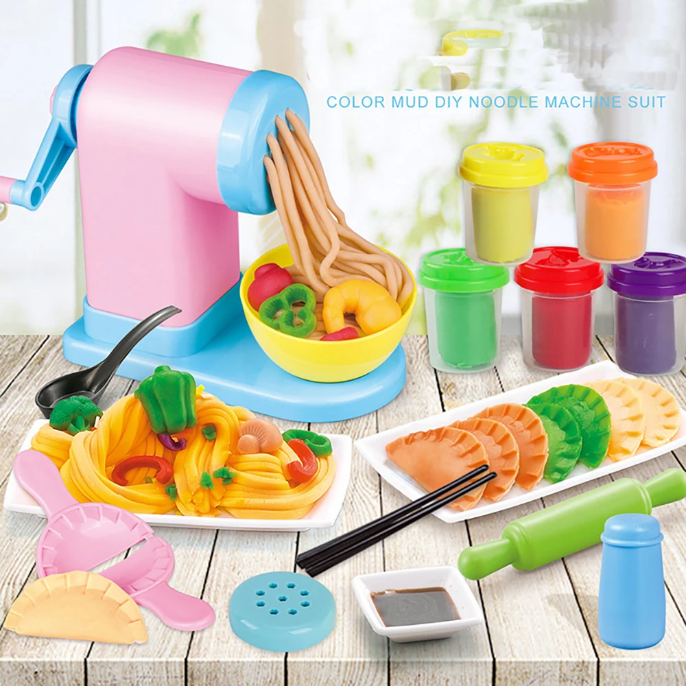 Ручная машинка для изготовления лапши цветная грязь сделай сам в костюме Лол