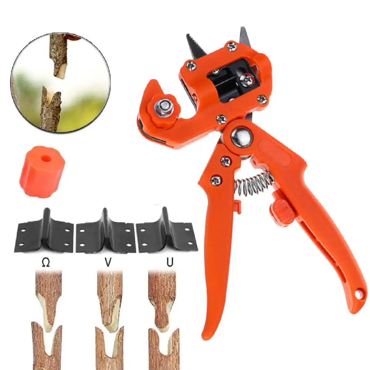 

Doersupp Garden Tools Grafting Pruner Chopper Vaccination Cutting Tree Plant Secateurs Shears Scissor Pruning Shear Pruner