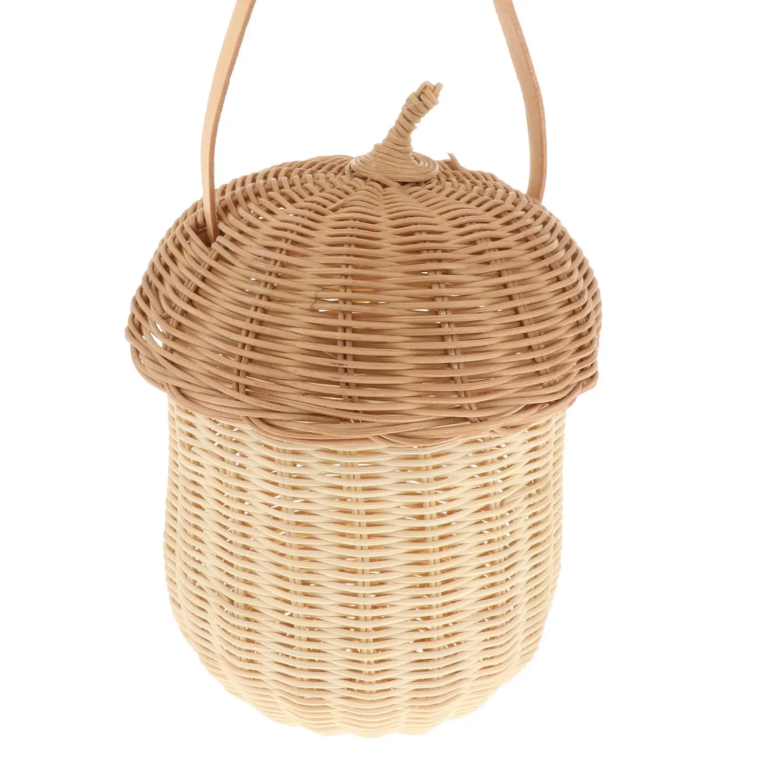 Straw Purse Handbag Women Pine Cones Rattan Bags Beach Travel Basket Tote | Багаж и сумки