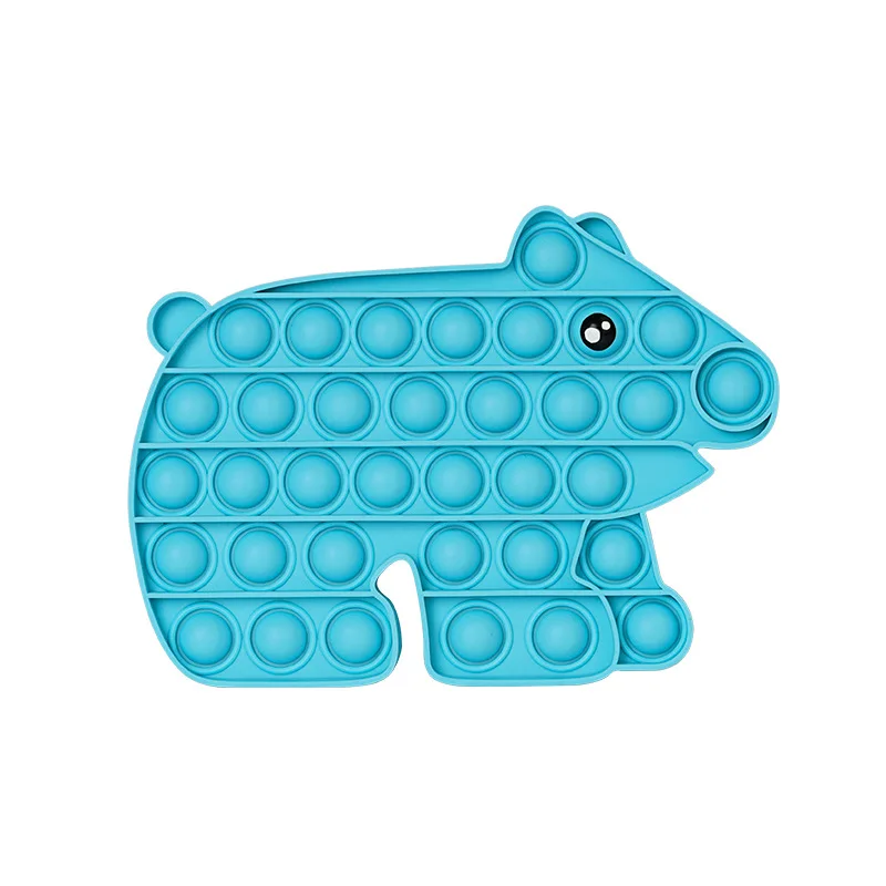 

2021Animal Pop Its It Push Pop Fidget Toys for Children Kawaii Dimple Figet Toy Kids Poppit Antistress Bubble Best Birthday Gift
