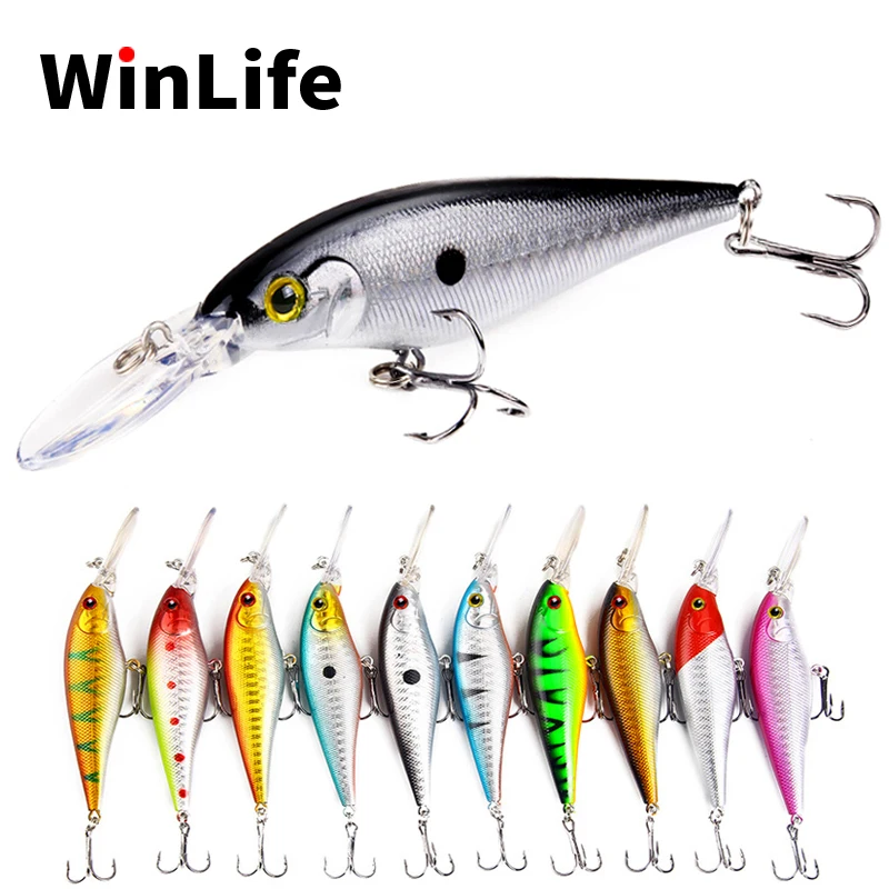 Winlife 1 шт. Профессиональный на высоком каблуке 11 см 9 5g Горячие Minnow приманки для