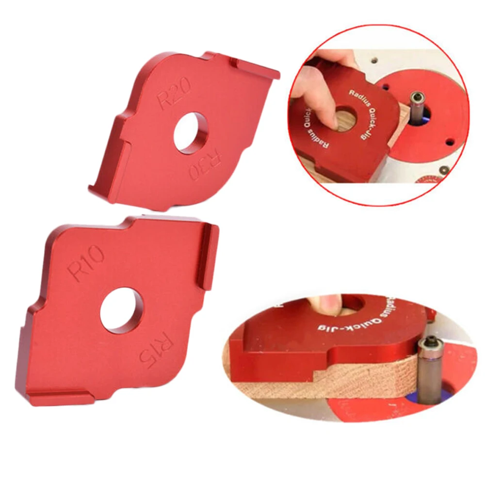 Radius Template Router Bit Corner Woodworking Workshop Tool Supply R10 R15|Детали инструментов| |