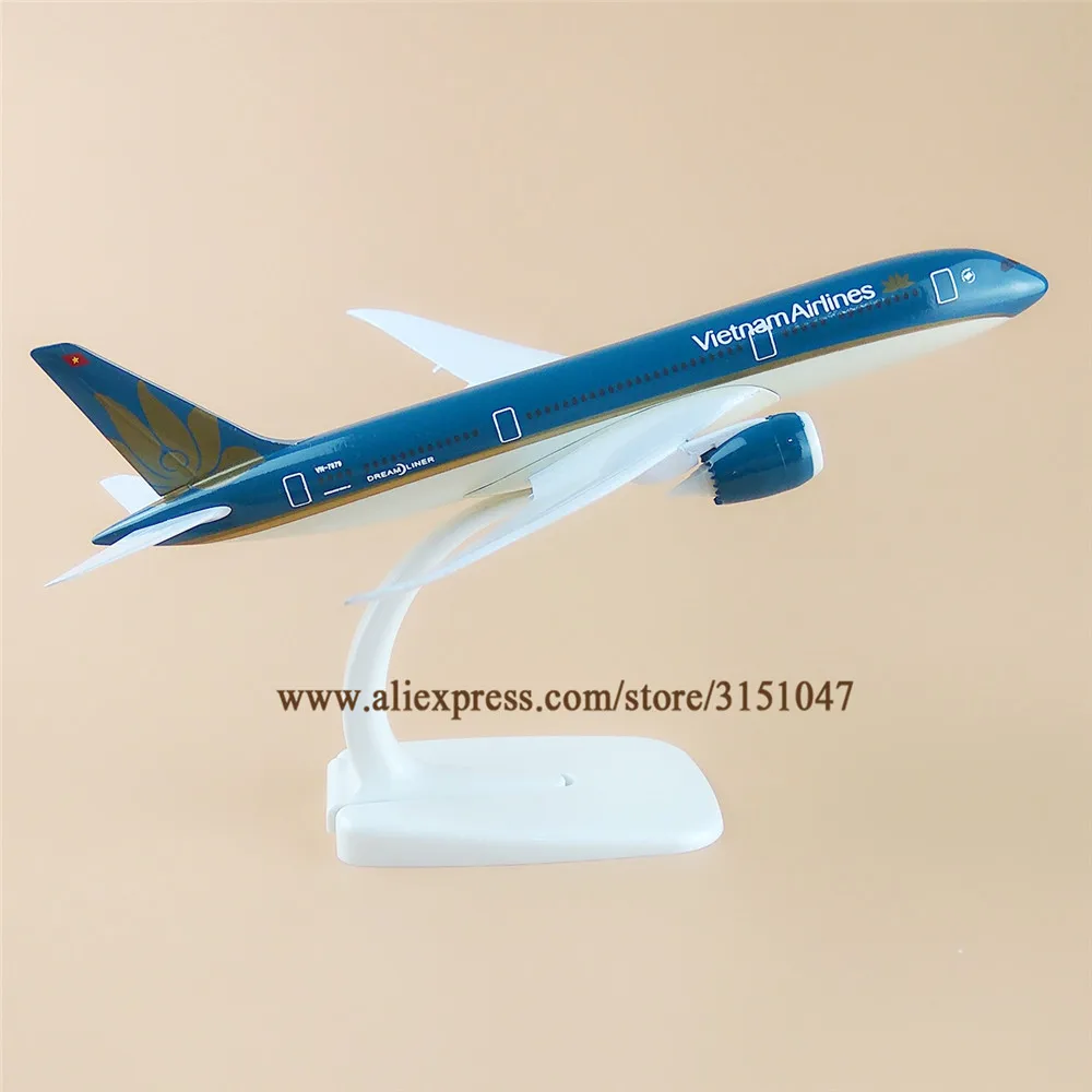 20 см Air VIETNAM Airlines Boeing 787 B787 Airways модель самолета из сплава металла литья под