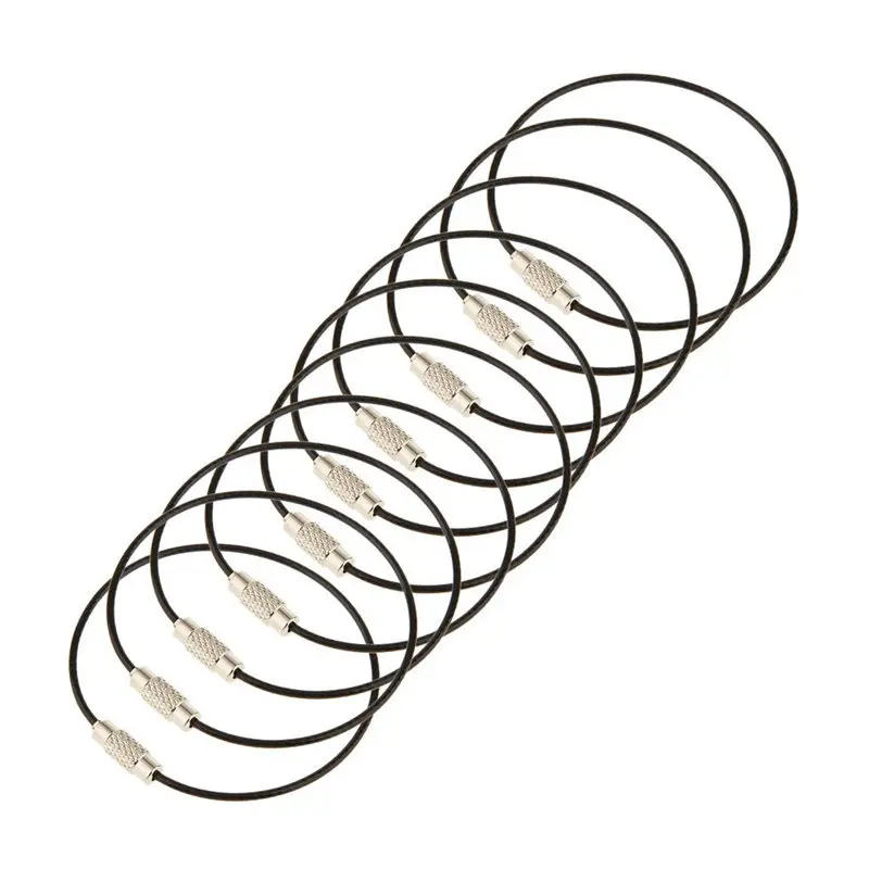 Многофункциональный мужской брелок из проволоки нержавеющей стали 10 шт.