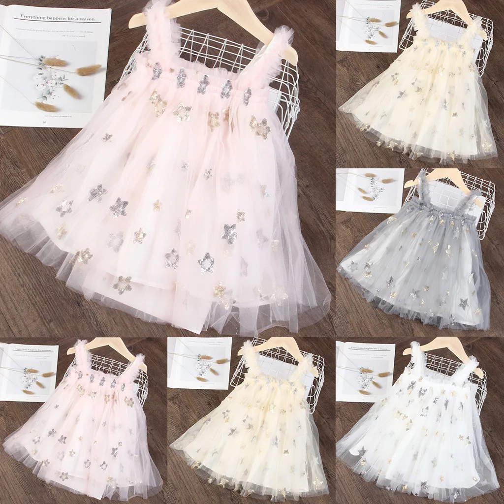 Детская одежда юбка для девочек однотонное газовое платье принцессы с вышивкой и