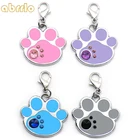 Бирка для собаки на заказ, милая подвеска-воротник стразы, персонализированные идентификационные бирки для собак, Бесплатная гравировка имени, номера, адреса, коридора