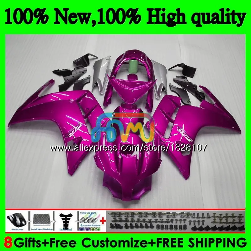 

FJR1300A для YAMAHA FJR-1300 FJR1300 01 02 03 05 06 07 119BS.12 FJR 1300 2001 2002 2003 Gloss rose 2004 2005 2006 2007 обтекатель
