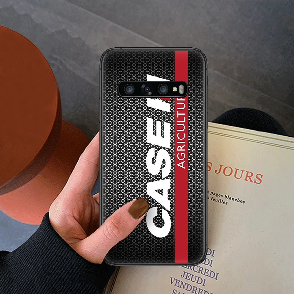 

CASE IH Tractor Phone Case For Samsung Galaxy Note S 8 9 10 20 Plus E Lite Uitra black Cover Tpu Funda Trend Cell Pretty Prime