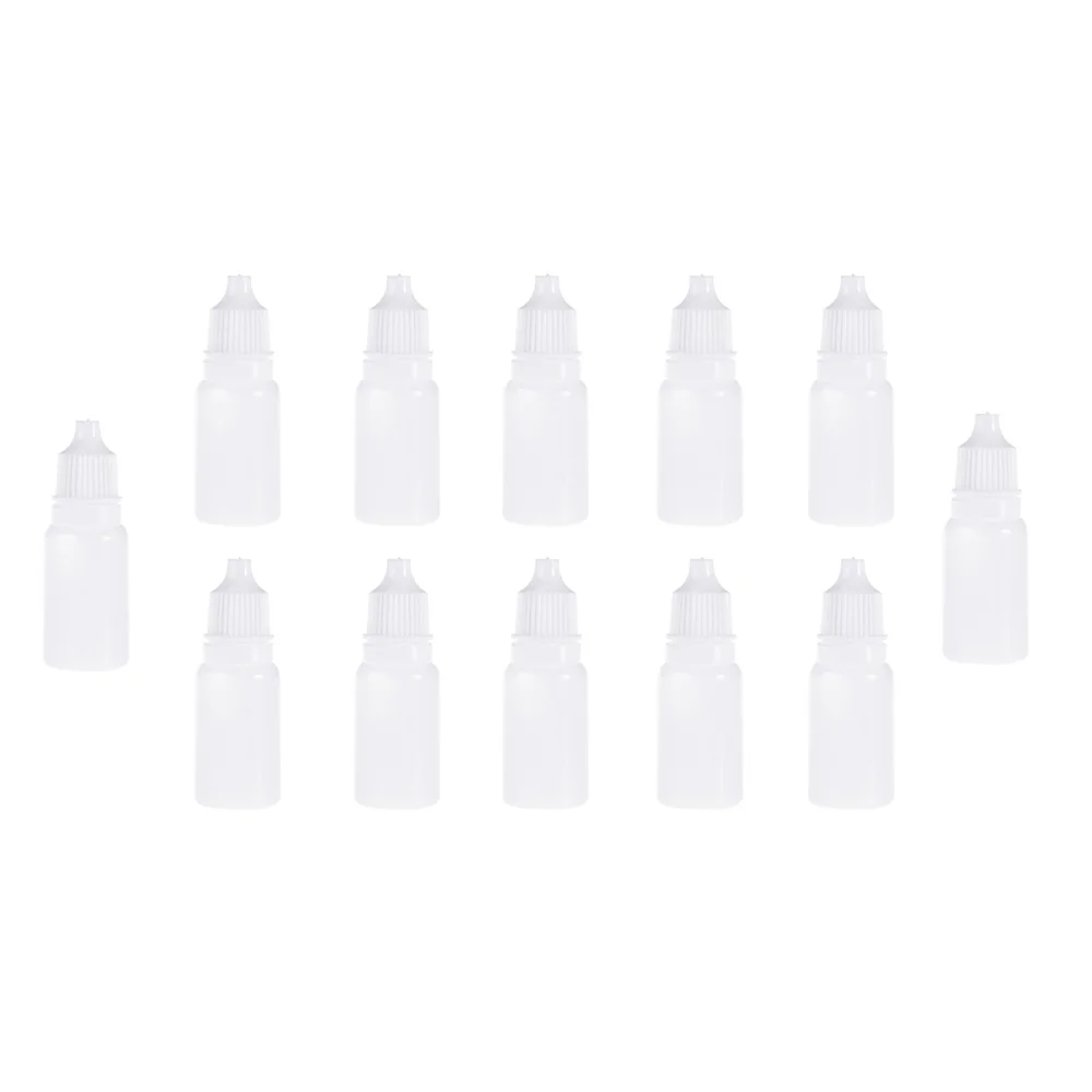 

10Pcs 10ml Empty Squeezable Dropper Bottles Eye Liquid Dropper Dropping Bottles