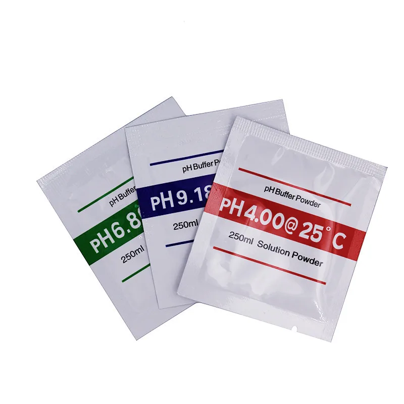 

3pcs/lot PH Buffer Solution Powder for PH Test Meter Measure Calibration Point 4.00 6.86 9.18 15%off