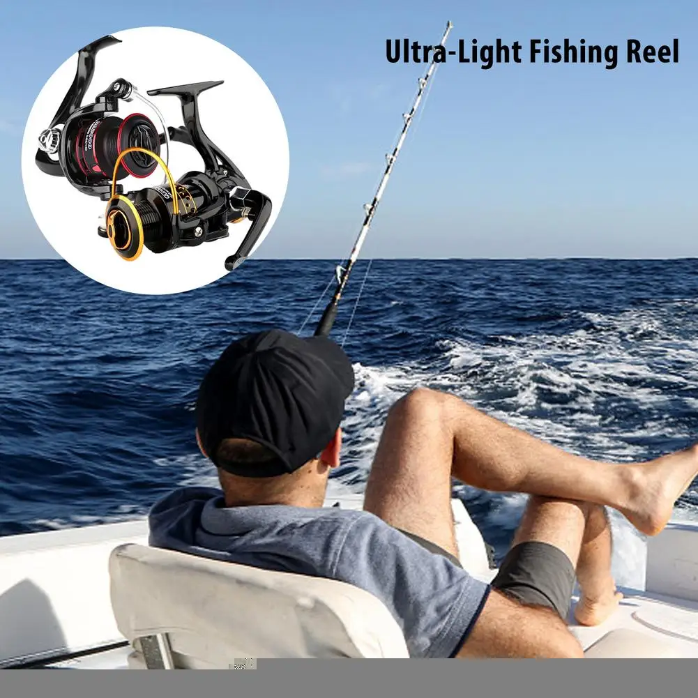 

Ultra-Light Fishing Reel 18 Pounds Max Drag Carrete Metal Stainless Steel Fishing Reel Saltwater Reel Random Color