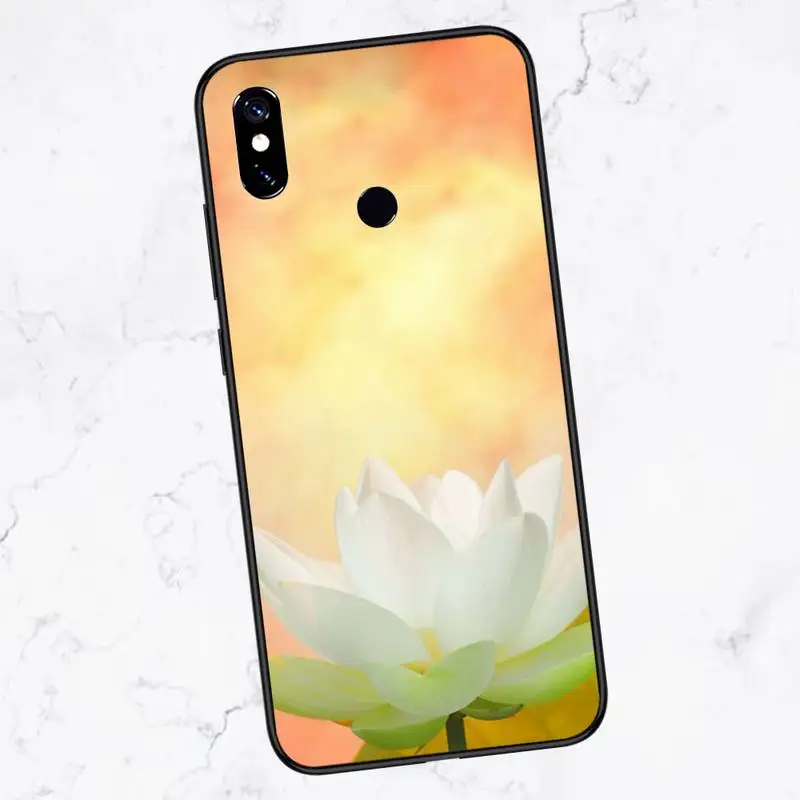 

Lotus Flowers Phone Case For Xiaomi Redmi note 4 4X 8T 9 9s 10 K20 K30 cc9 9t pro lite max