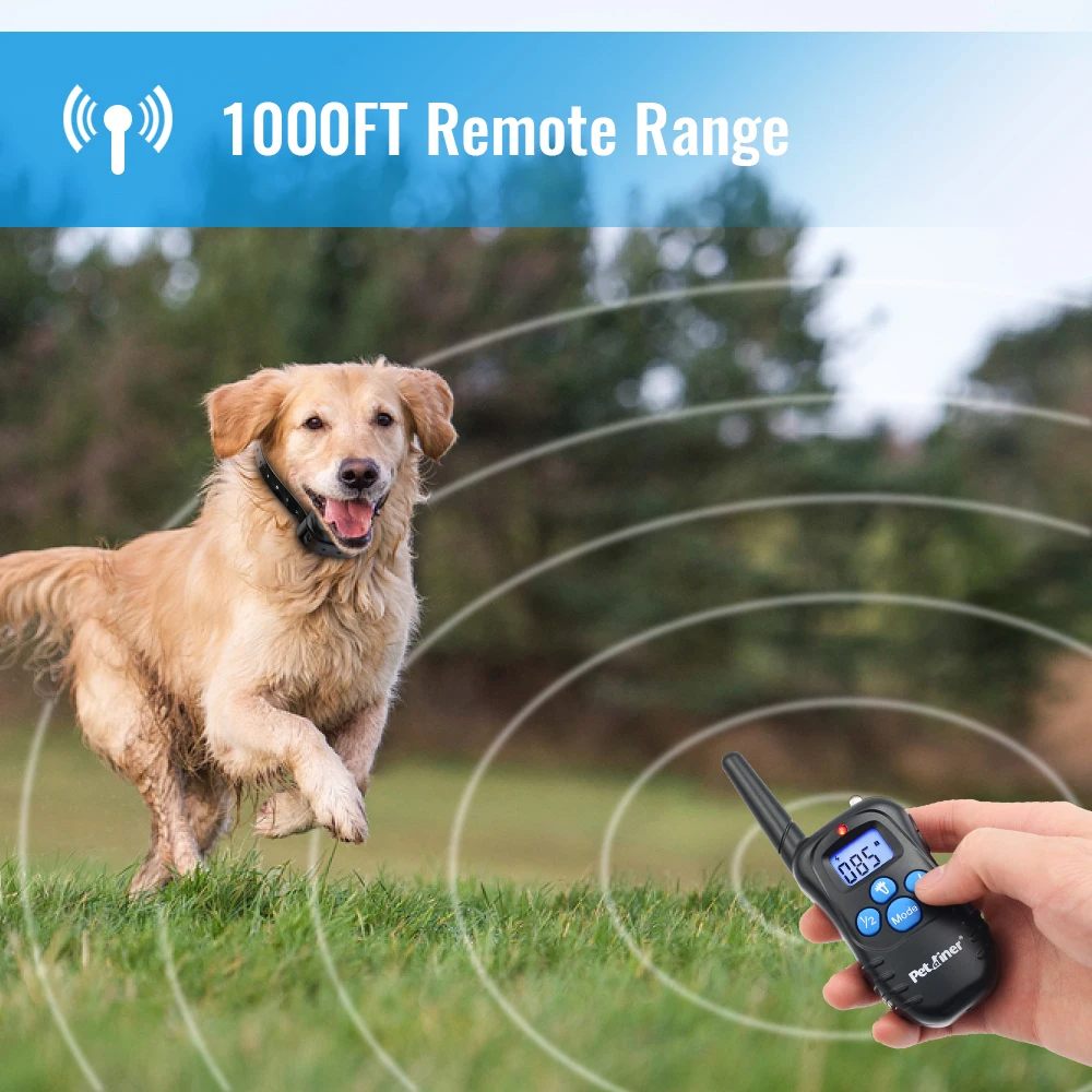 Тренировочный ошейник Petrainer 998DBB 1 для собак домашний с защитой от лай