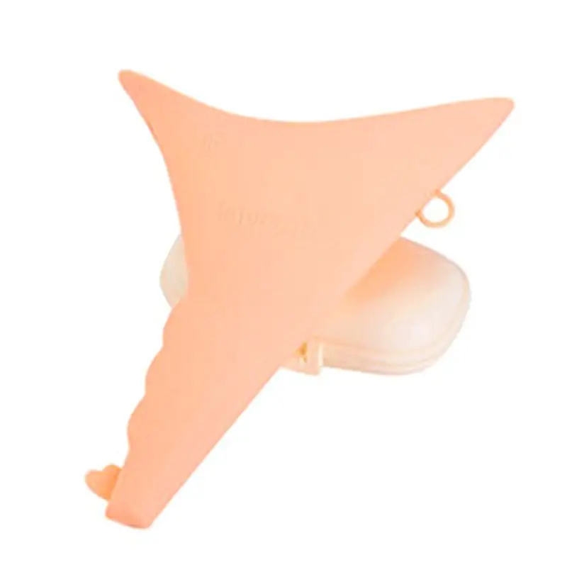 

Multifunctional Female Urinal Outdoor Travel Emergency Portable Standing Silicone Urinal Storage Box E7CB