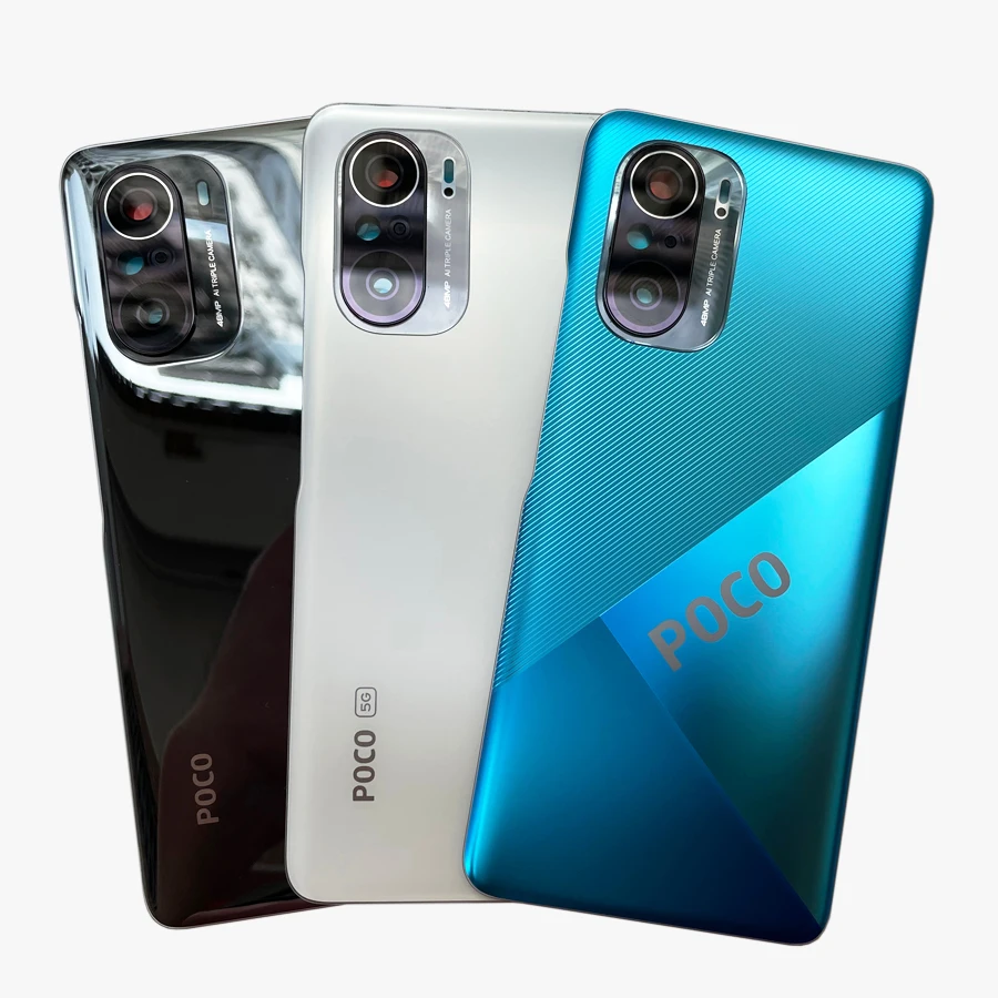 100% оригинал для Xiaomi MI Poco F3 M2012K11 задняя крышка батарейного отсека стекло дверь