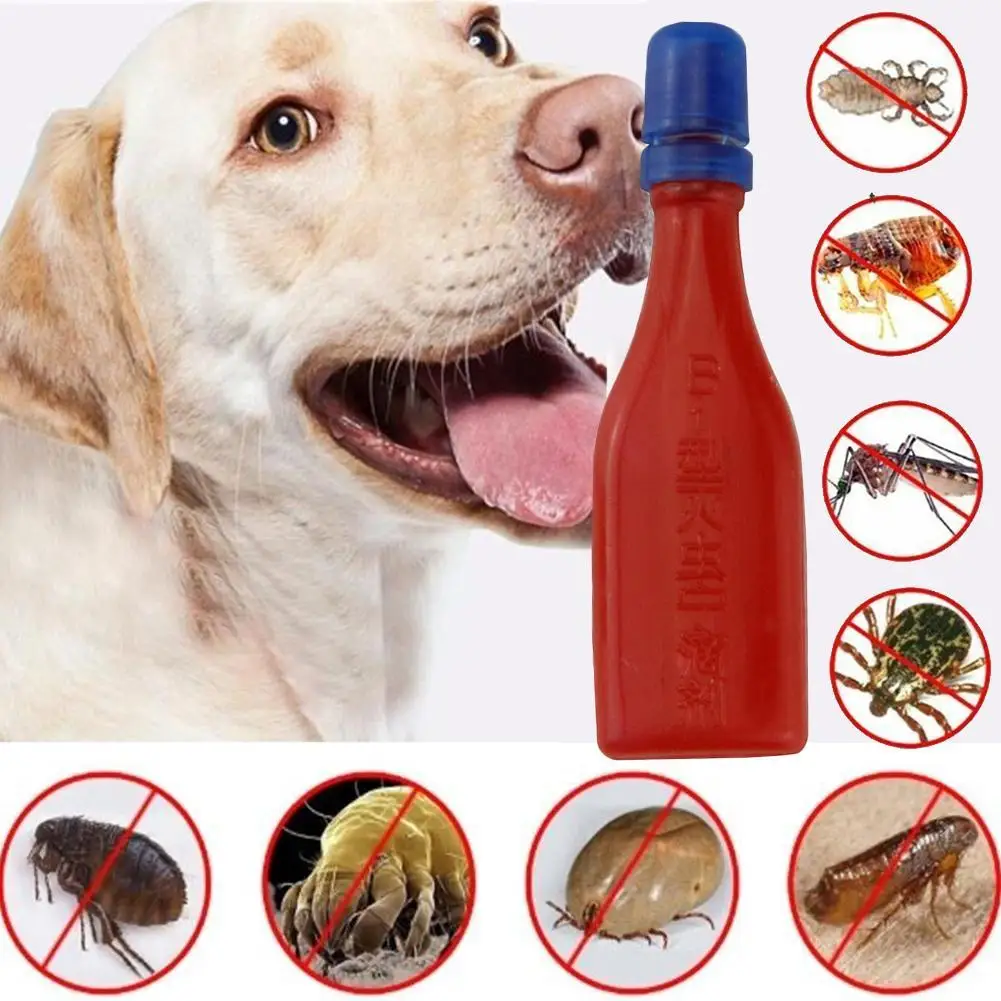 

Pet Insecticide Flea Lice Insect Killer Spray Mites Ticks Drops For Dog Cat Puppies Kittens Treatment Pest Control Repellent