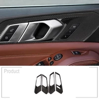 for bmw x5 g05 2019 year car abs chrome interior door handle trim accessories left hand drive 4pcs