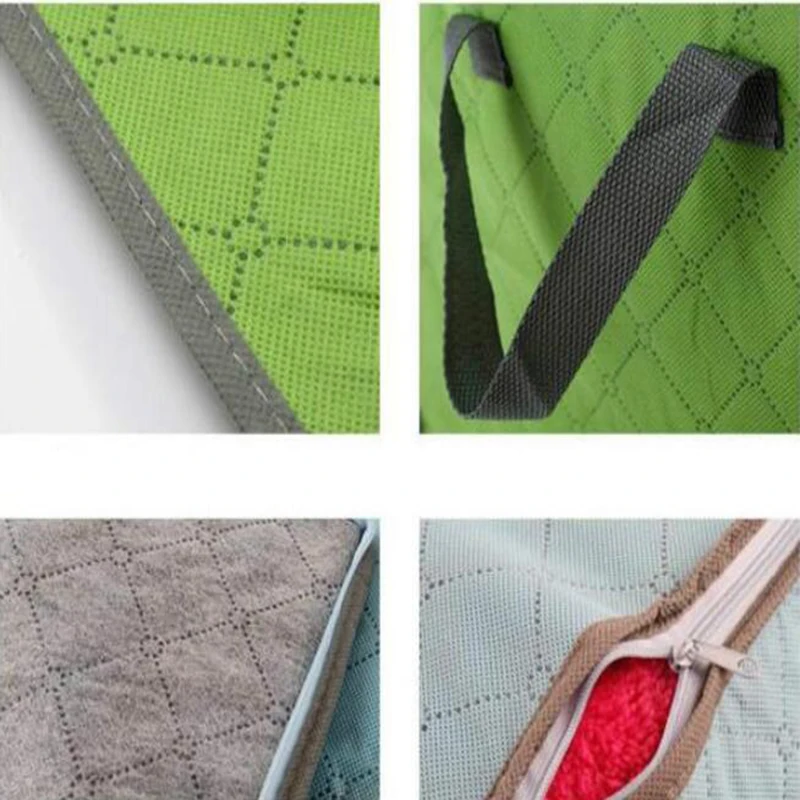 Большая сумка для хранения одежды органайзер коробка складной портативный