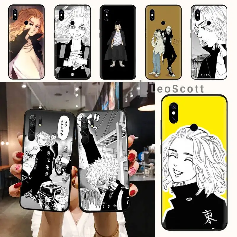 

Anime Tokyo Revengers Mikey Comics Phone Case For Xiaomi Redmi note 7 8 9 t max3 s 10 pro lite funda shell coque cover
