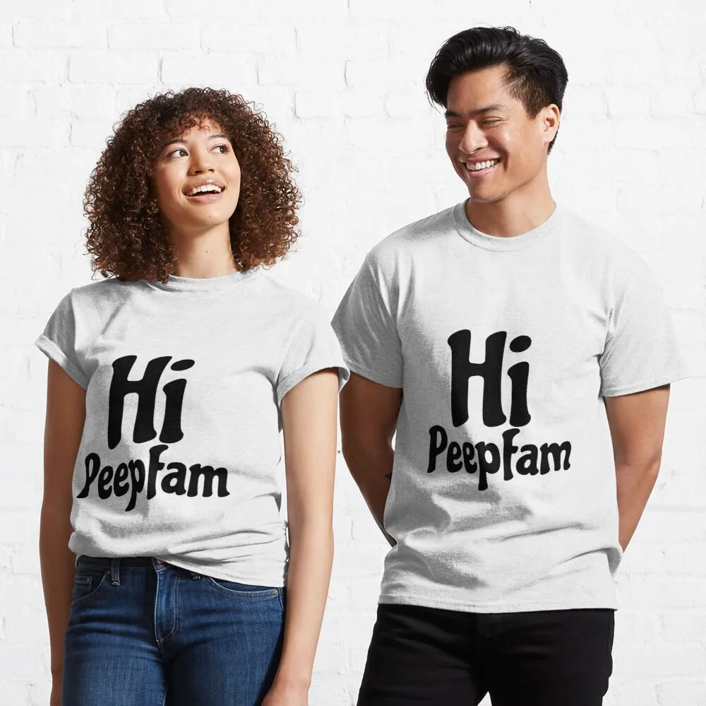 

Женская Классическая футболка Hi peepfam merch