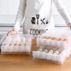 Двухуровневый ящик для хранения яиц на 3060 ячеек, кухонный холодильник, поднос для защиты от столкновений, контейнер, аксессуары, чехлы для принадлежностей