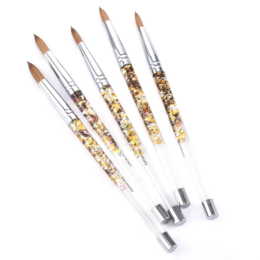 

Nail Art Brush Sable for Gel Acrylic Painting Drawing Nail Manicure Pedicure Brushes For Nails Tools Nails Accessories Supplies