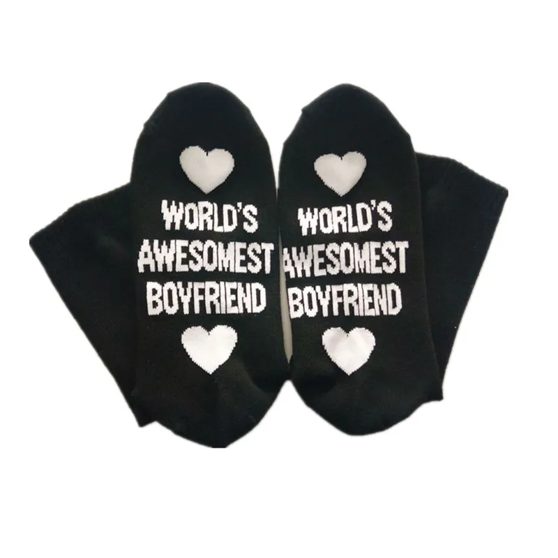 2 шт. подарок на день рождения для подружки бойфренда хлопковые носки любовь